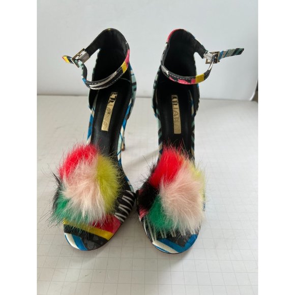 LILIANA Multicolor Puff Heels Sz 8 - Picture 2 of 4